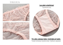 Load image into Gallery viewer, Ultrathin Underwear Set Plus Size 34 36 38 E Cup Sexy Bras Lingerie Lace Women Transparent Bra Set Pink Brassiere Half Cup White