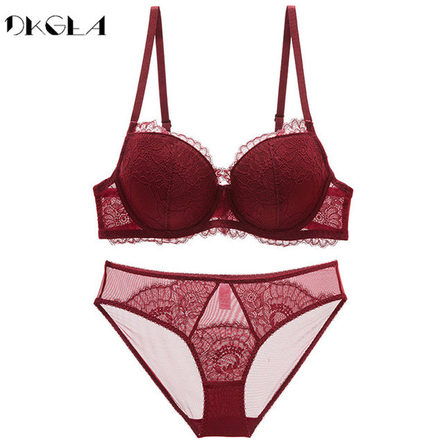  Plus Size Floral Embroidered Underwire Bra and Panty Lingerie  Set 2X : Clothing, Shoes & Jewelry