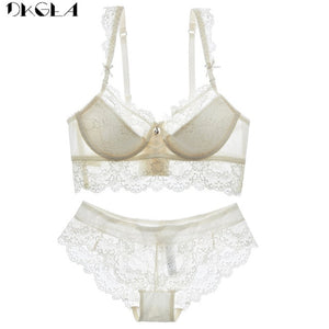 Comfortable Thin Cotton Women Underwear White Sexy Bra Plus Size C D Cup  Embroidery Brassiere Push Up Bras Lace Lingerie Black 210728 From Lu02,  $21.41