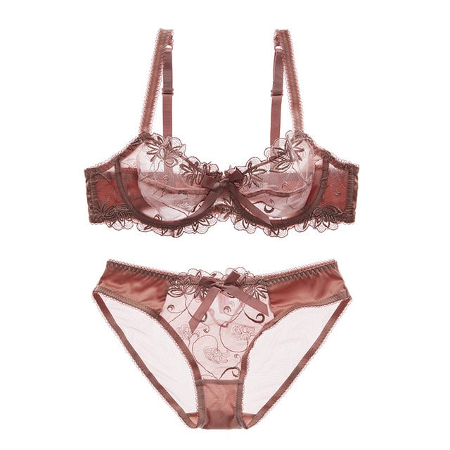 Fashion embroidery bras underwear women set plus size lingerie sexy C dkgea.shop Fashion embroidery bras underwear women set plus size lingerie sexy C dkgea.shop