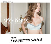 Load image into Gallery viewer, Young Girl Ultrathin Half Cup Bra Plus Size D Cup Lace Transparent Bras Set Sexy Green Underwear Women Sets Hollow Out Brassiere