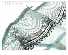 Load image into Gallery viewer, Young Girl Ultrathin Half Cup Bra Plus Size D Cup Lace Transparent Bras Set Sexy Green Underwear Women Sets Hollow Out Brassiere