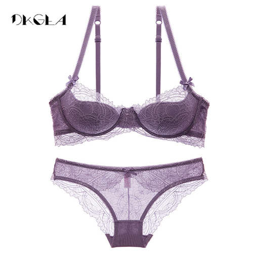 New Young Girl Seamless Vest Bra Set Plus Size 38 36 Ultrathin Cotton –  dkgea.shop