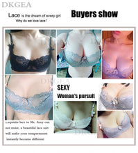 Load image into Gallery viewer, Fashion Sexy Bra Sets Plus Size C D Cup Thin Cotton Underwear Women Set Lace Comfortable Brassiere Gray Bras Embroidery Lingerie